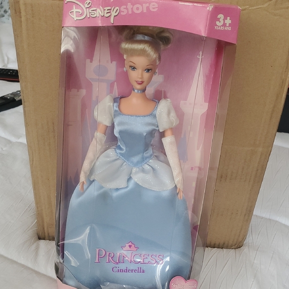 Disney Other - Disney Princess Cinderella Doll - Blue and White